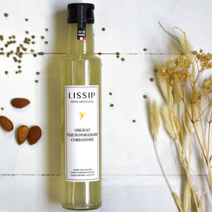 Sirop Orgeat Fleur d'oranger Coriandre 25cl - Lissip