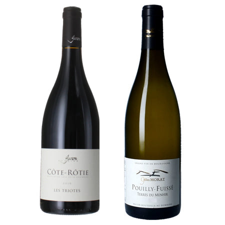 Coffret de vin: Côte Rôtie et Pouilly Fussé